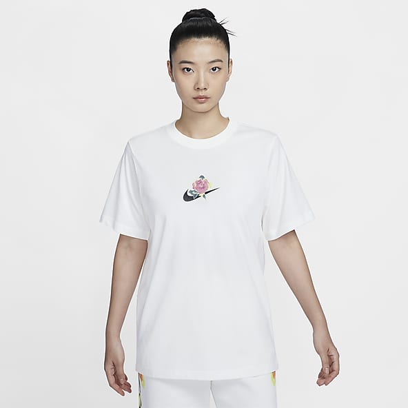 Women s White Tops T Shirts. Nike IN